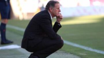 Romero, durante el partido.