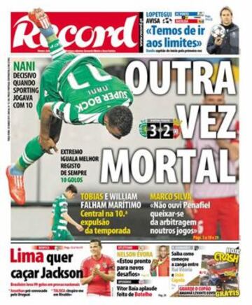 Portadas de la prensa deportiva