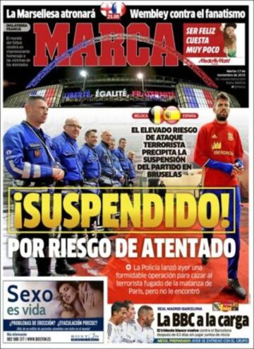 Portadas de la prensa mundial