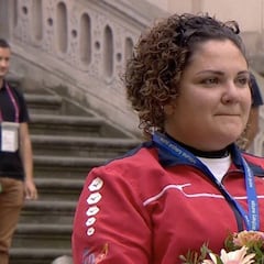 Andrea Marcos, campeona de Europa de arco compuesto