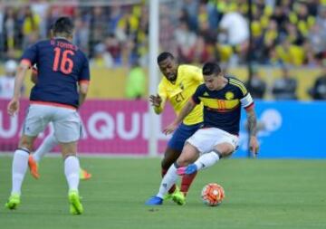 Colombia le gana a Ecuador y hace una jornada perfecta