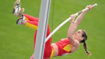 Naroa Agirre fue quinta en salto con pértiga en el Campeonato de Europa por países que se está celebrando en la localidad alemana de Braunschweig.
