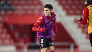 Jon Gorrotxategi, jugador del Mirandés.