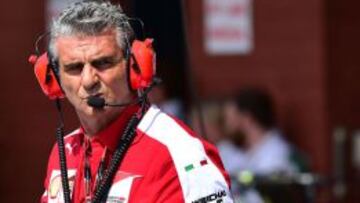 Maurizio Arrivabene, jefe del equipo Ferrari.