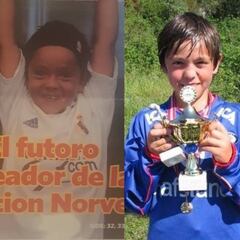 Un viaje a la infancia de Niklas, el niño noruego que soñaba con la Roja