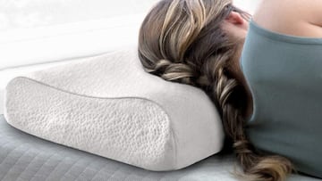 Este modelo de Levesolls es una almohada buena para cervicales.