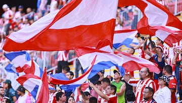 Fans o Aficion during the 5th round match between Guadalajara and FC Juarez as part of the Liga BBVA MX, Torneo Apertura 2025 at Akron Stadium, on August 16, 2025 in Guadalajara, Jalisco, Mexico.