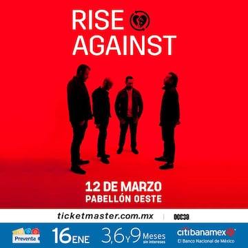 Rise Against anuncia conciertos en México: fecha, precios y cómo comprar los boletos