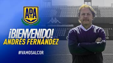 Andr¨¦s Fern¨¢ndez, gu¨ªa del futuro deportivo del Alcorc¨®n