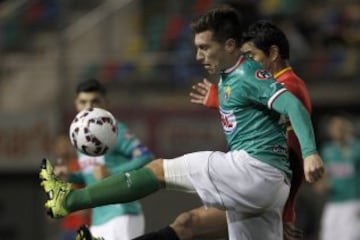 El lateral izquierdo se quedó en Audax a pesar del interés de Universidad de Chile. Intentará repetir la gran primera mitad de temporada con los floridanos.