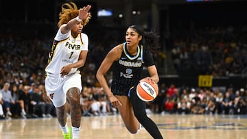 Sky rookie Angel Reese reached yet another WNBA benchmark finishing with 19 points and 20 rebound against the Mercury on Sunday.