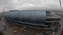 Sol y viento en Vigo tras la suspensión del partido