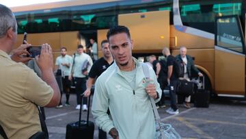 Antony, a la salida hacia Bélgica.