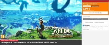 Esta es la diferencia de precio entre los juegos mejorados de Nintendo Switch a Nintendo Switch 2