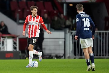 Samuel Gómez van Hoogen, en su debute ante el Koninklijke HFC.