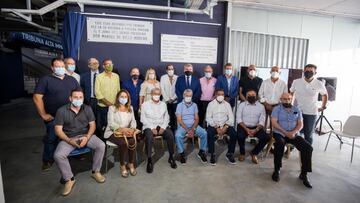 El Cádiz recupera las placas en reconocimiento al ascenso a Primera en 1977