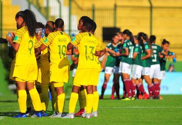 Las seleccionadas tricolores Sub-17 tuvieron su primer partido de Copa del Mundo Sub-17 ante Sudáfrica y terminaron por repartir puntos al empatar por marcador 0-0.