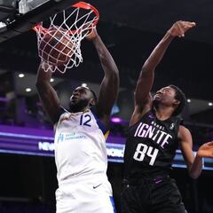 Despliegue reboteador de Garuba frente a Almansa en la G-League