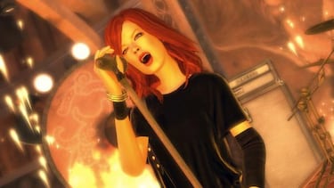 Shirley Manson y Garbage, sesión de captura para Guitar Hero