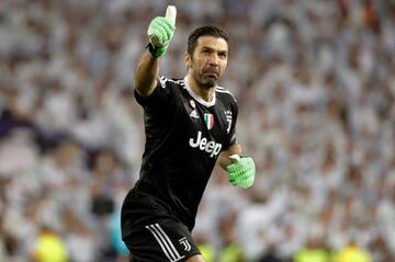 Buffon con la Juventus.