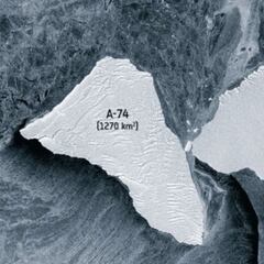La Antártida evita una colisión masiva con un iceberg de 1.200 kilómetros cuadrados