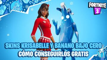 Skins Krisabelle y Banano Bajo Cero gratis en Fortnite y todos los regalos del Festival de Invierno