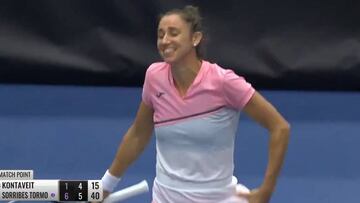 Victoria de prestigio de Sorribes ante Kontaveit en Ostrava