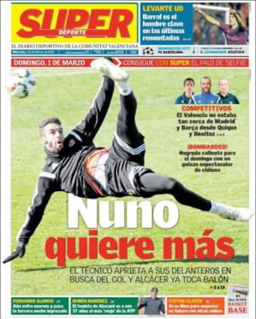 Portadas de la prensa deportiva