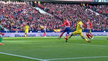 Griezmann y su ocurrencia: casi marca su mejor gol en el Atleti