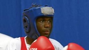 <b>DURO. </b>Kelvin se entrena duro. El día 13 espera estar a tope.