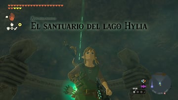 the legend of zelda tears of the kingdom nintendo switch guia santuario en'oma