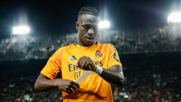 LaLiga no registra ningún insulto racista a Vinicius en Mestalla