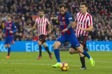 Aleix Vidal marca el 3-0.