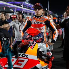 Márquez da la cara por Michelin: “Van demasiado bien”