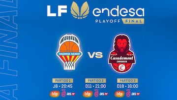 Sigue en directo el Casademont Zaragoza vs Valencia Basket : segundo partido de final de la Liga Femenina Endesa