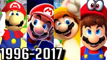 Evolución de ventas de todos los Super Mario en 3D