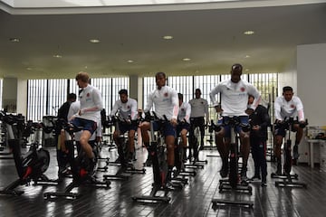 La Selección Colombia continúa su preparación para el primer partido de Eliminatoria ante Bolivia. Reinaldo Rueda trabaja con Juanfer, Wilmar Barrios y los jugadores del FPC. 