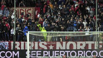 Grada donde se ubican los aficionados de Biris Norte en el S&aacute;nchez Pizju&aacute;n.