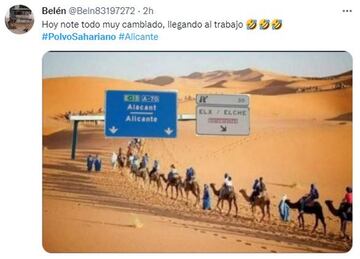 Los mejores memes y tuits sobre el polvo sahariano en España