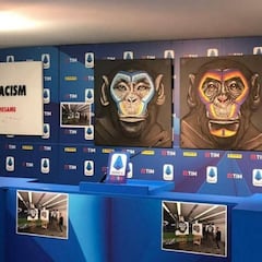 Más lío en Italia: campaña de la Serie A contra el racismo... con un cartel de tres monos