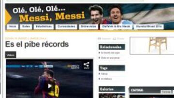 La prensa se rinde a Leo Messi: "Imperial en el triunfo del siglo"