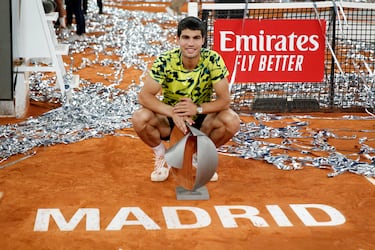 Best pictures as Carlos Alcaraz wins Mutua Madrid Open