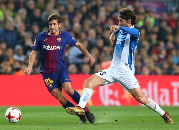 Sergi Roberto and Granero.