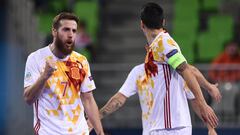 04/02/18 FUTBOL SALA SELECCION ESPA&Atilde;OLA ESPA&Atilde;A -  Azerbaiyan 
 fotos:carmelo rubio/sefutbol