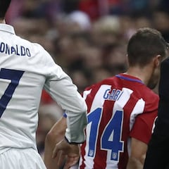 Gabi explotó tras ser sustituido por Simeone ante el Madrid