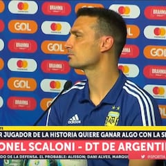 Scaloni: "Agüero va a ser titular"