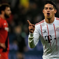 James y su gol, nominado al mejor de 2018 en Bayern