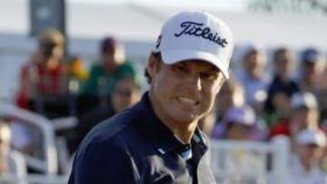 Nick Watney, tras un birdie.