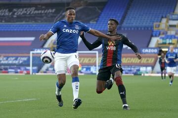 El mediocampista colombiano marcó el primer tanto del Everton en el partido por la fecha 30 de la Premier League ante el Crystal Palace. con este alcanzó los 100 goles a nivel de clubes en Europa.