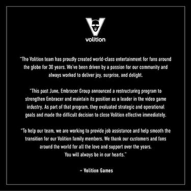 Volition closes its doors after 30 years: Farewell to the creators of Red Faction and Saints Row